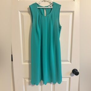 Speechless women’s teal sleeveless dress-size medium -great condition